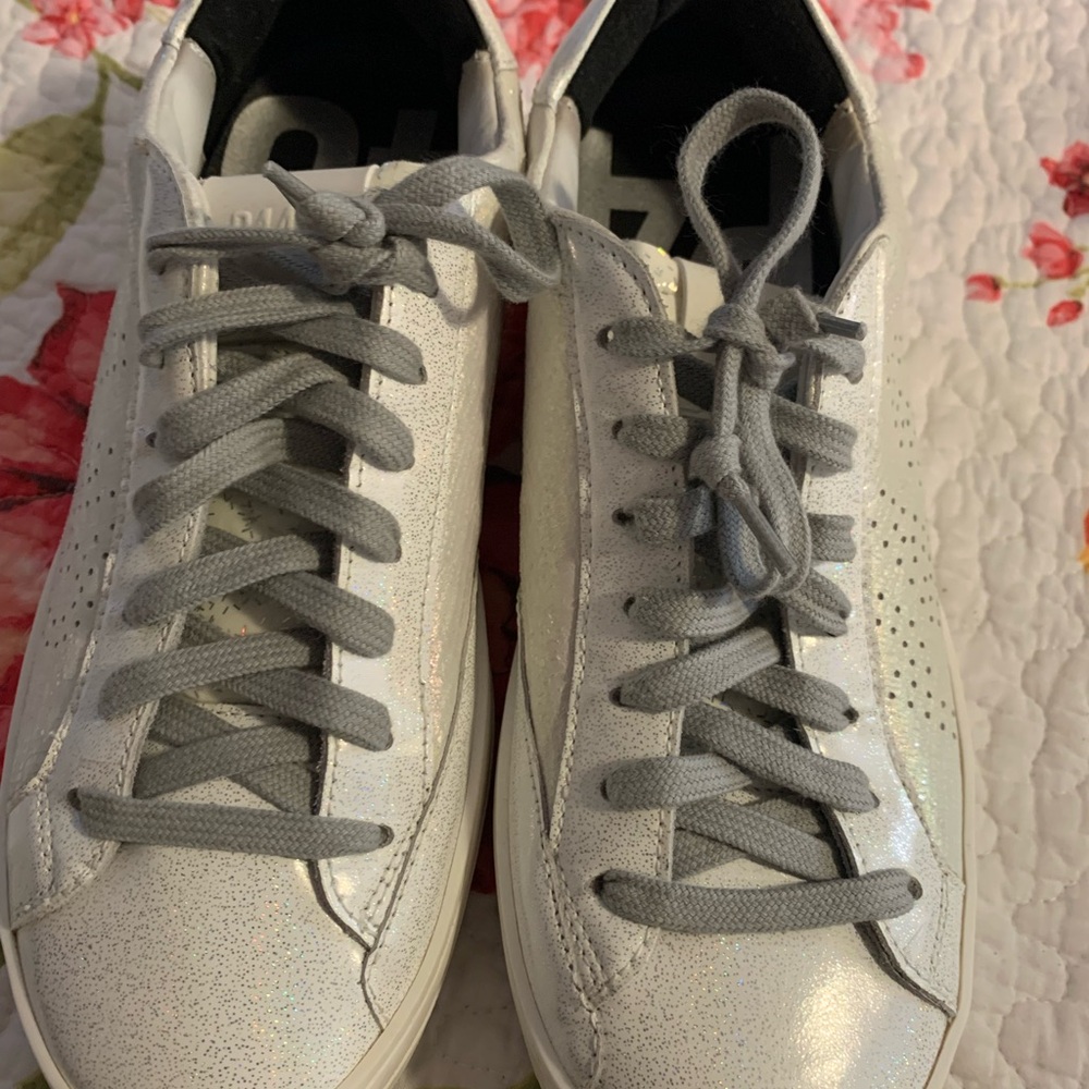 New P448 Leather Sparkle Sneakers